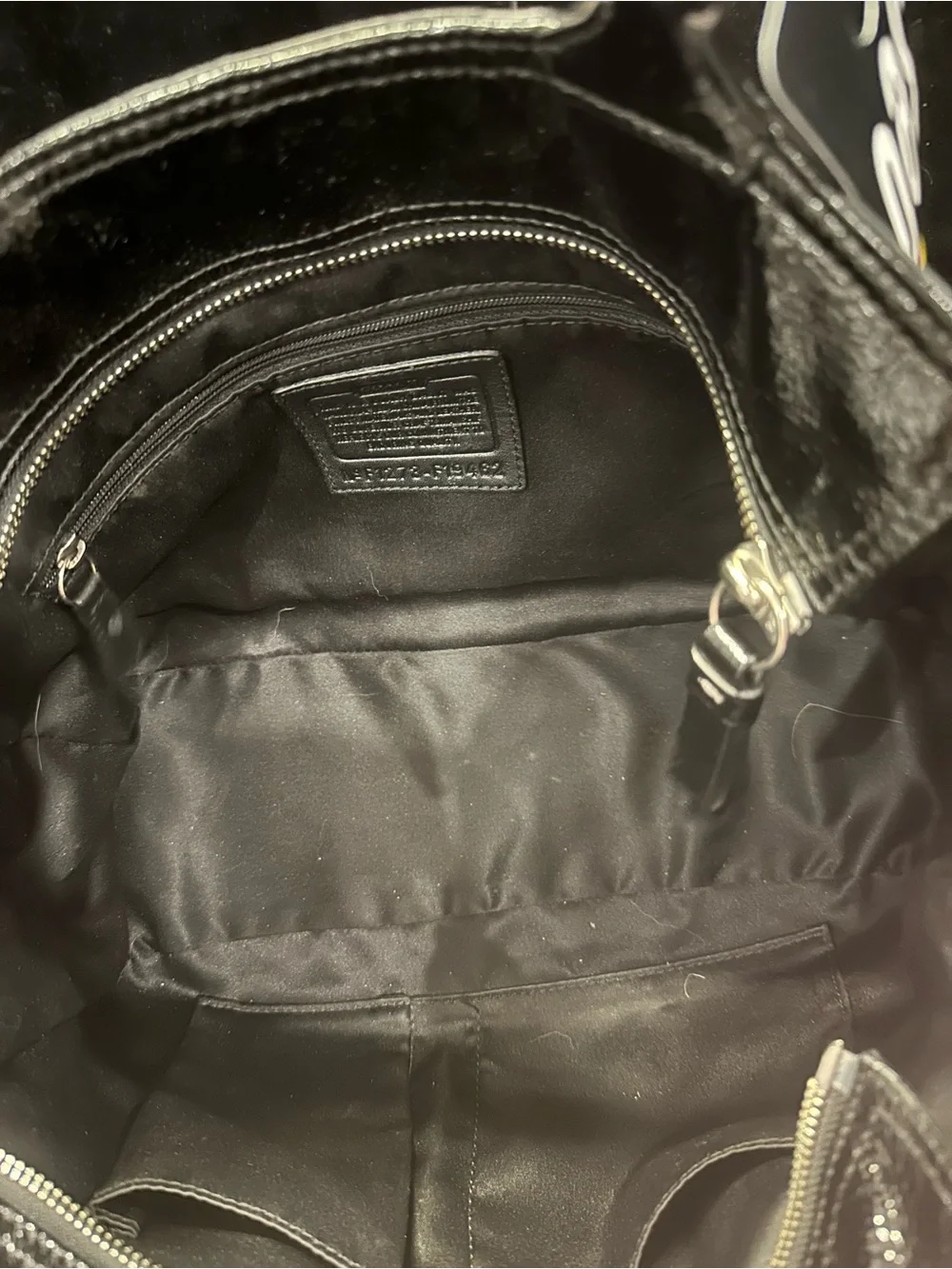 Coach # 260 Gallery Embossed Patent Leather Tote